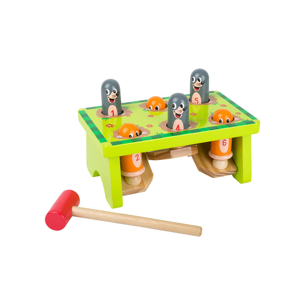Holz - Klopfspiel für Kinder: "Hau den Maulwurf"