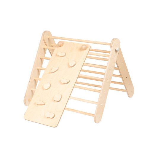 Schwedisch Sprossenwand und Kletterdreieck Set 2in1