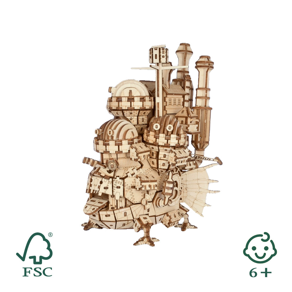 Howl’s Moving Castle / Das wandelnde Schloss 3D Puzzle Holzmodell