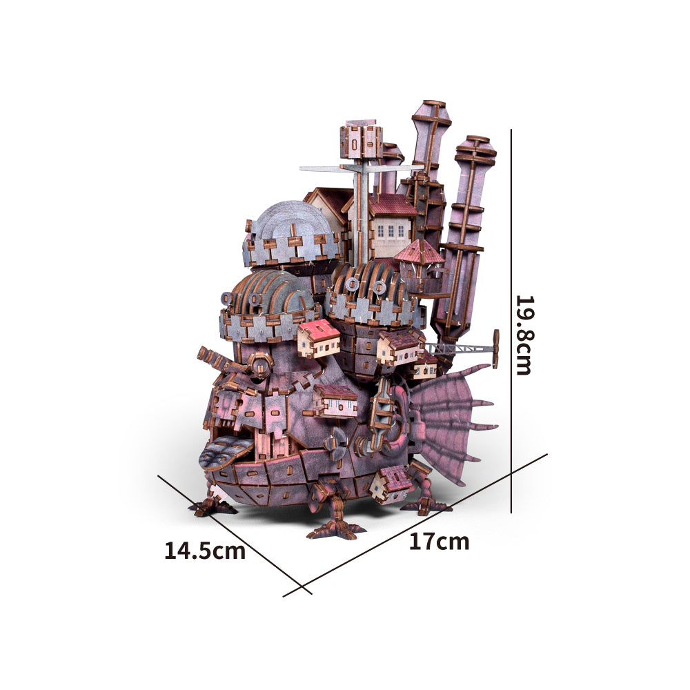 Howl’s Moving Castle / Das wandelnde Schloss 3D Puzzle Holzmodell