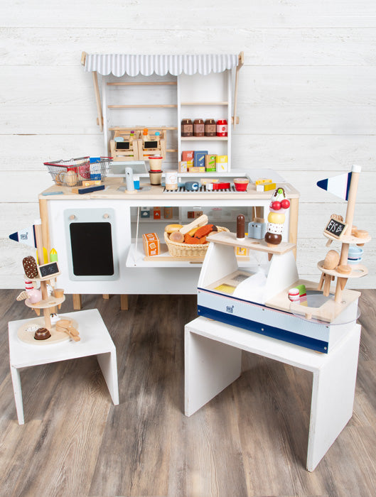 4 teiliges Kinderküchen Spielset: Saucen und Öl-Set „fresh“