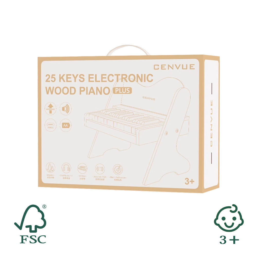 Kinder Holz-Mini-Klavier / Elektronisches Keyboard