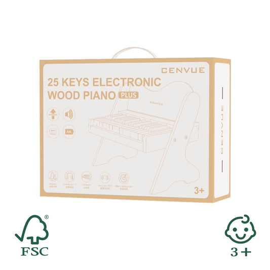 Kinder Holz-Mini-Klavier / Elektronisches Keyboard