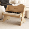 Bild in Galerie-Betrachter laden, Kinder Holz-Mini-Klavier / Elektronisches Keyboard
