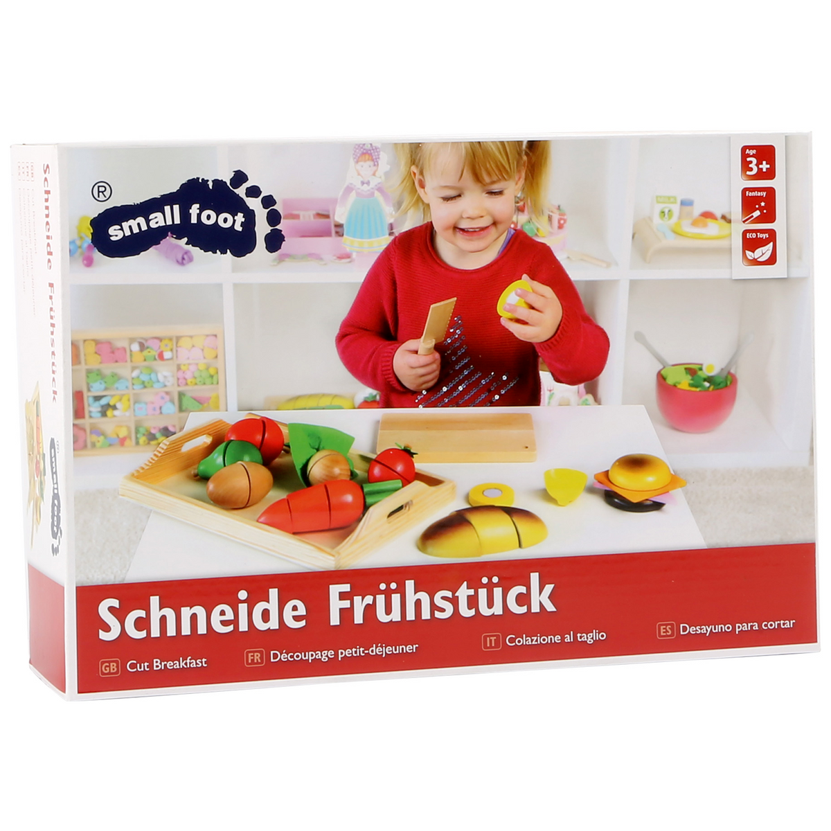 Frühstückstablett zum Schneiden